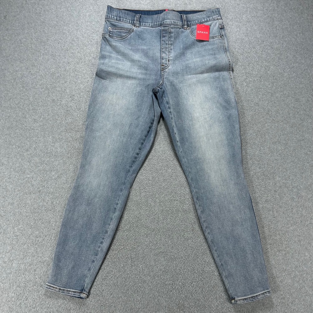 Spanx Skinny Jean 20275R Women XL Light Vintage Wash Lyocell Blend Casual Denim